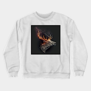 Stag Wisps 05 Crewneck Sweatshirt